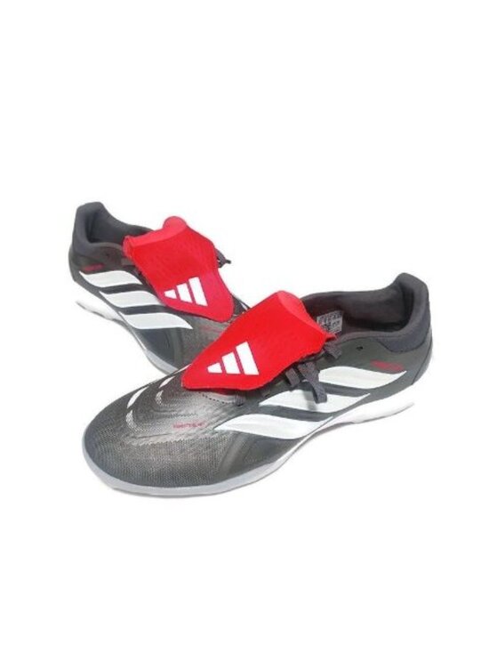 Adidas Predator Pro FT TF Mens 9.5 Soccer Cleats Artificial Turf Iron Metallic